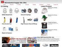 Tablet Screenshot of hbi.com.my
